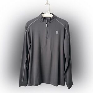 tasc Performance Carrollton Lightweight Quarter Zip Golf Black Size M